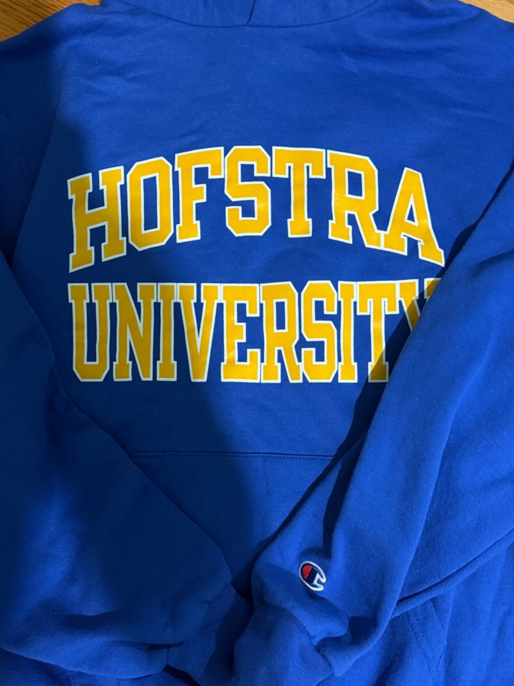 Champion Royal Blue Hoodie with Drawstring - Picture 2 of 3